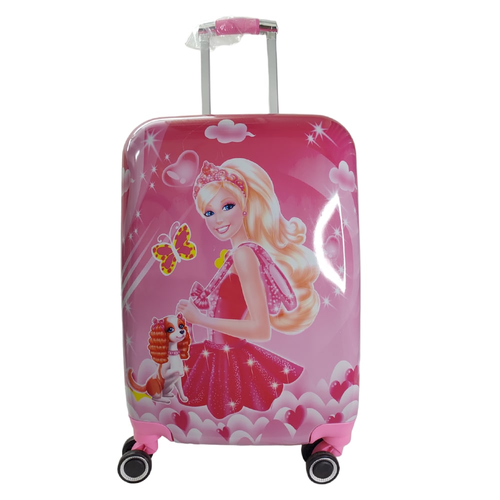 2 چمدان کودک دخترانه مدل باربی min 1